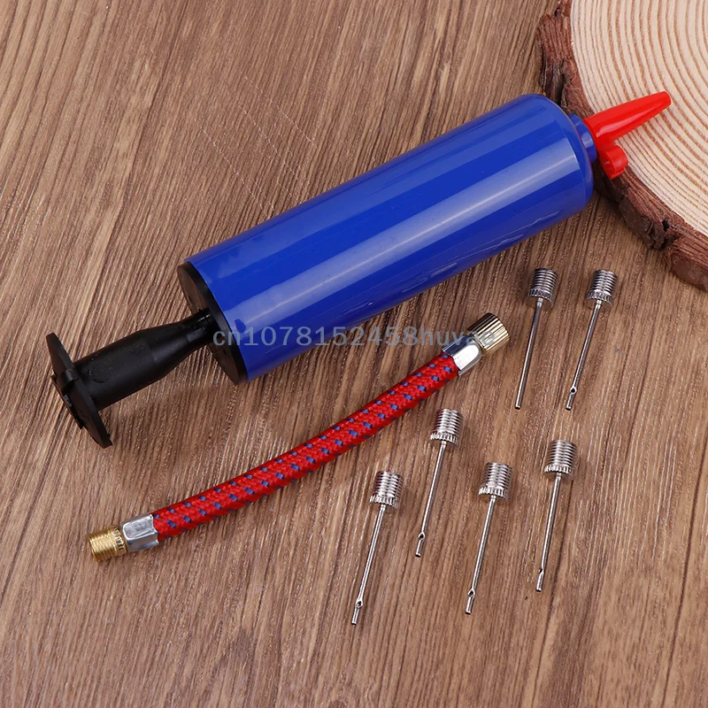 10 Pcs Ball Pump Set Hand Pump 6inch Inflator Portable Ball Volleyball Football Basketball Inflating Pump Tools With Air Hose