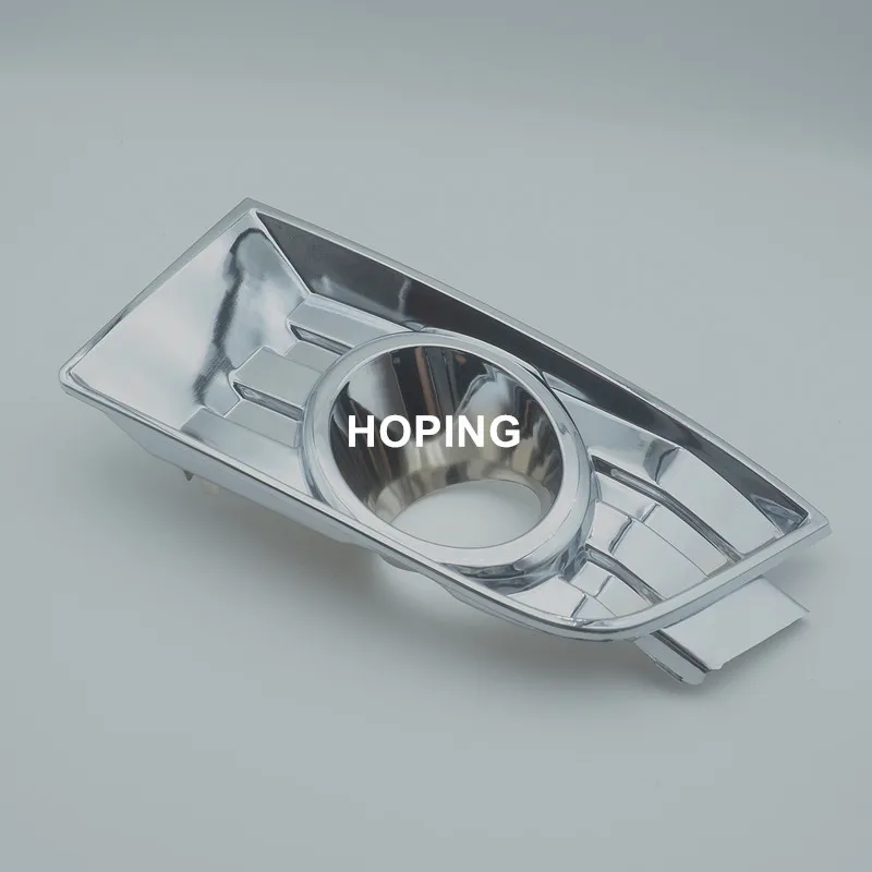 Hoping 2pcs For Ford Edge 2007 2008 2009 2010 Fog Lamp Chrome Bezel  Front Fog  Light Cover 7T4Z17E810B 7T4Z17E811B