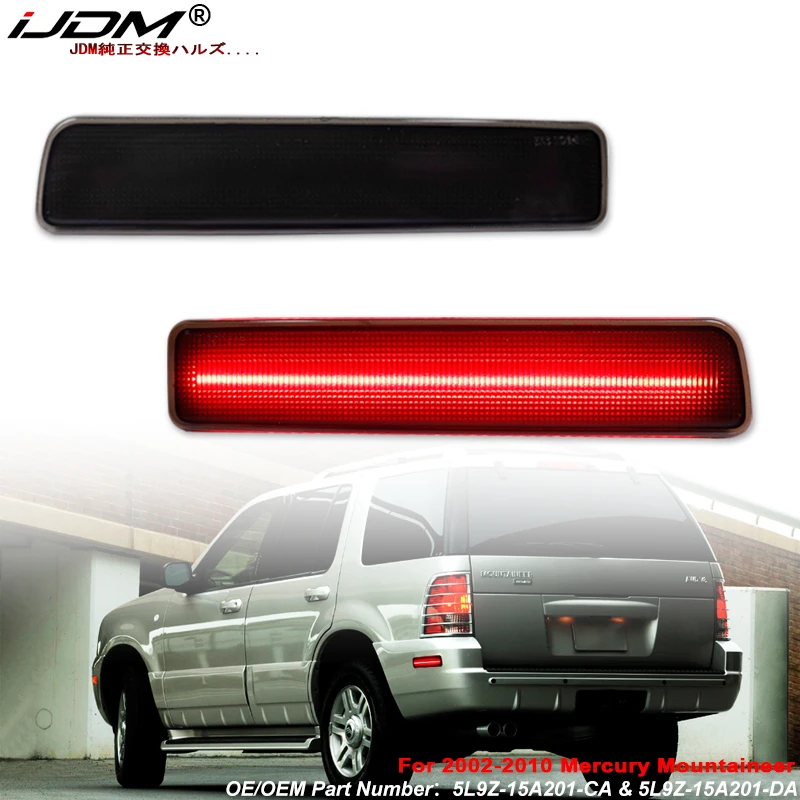 iJDM Rear Fender Side Marker Parking Light Assembly For 2002-2010 Mercury Mountaineer,OEM 5L9Z-15A201-CA & 5L9Z-15A201-DA