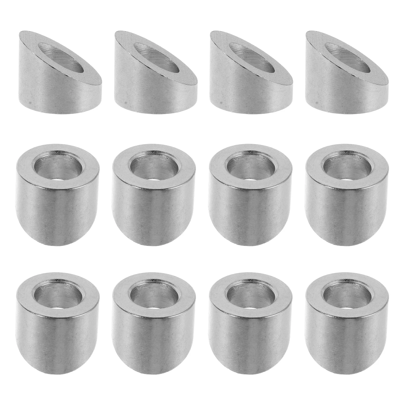 

12Pcs Stainless Steel 30 Degree Beveled Washer Silver Angled Cable Railing Stair Deck Balcony Hardware Marine Bevel Washer