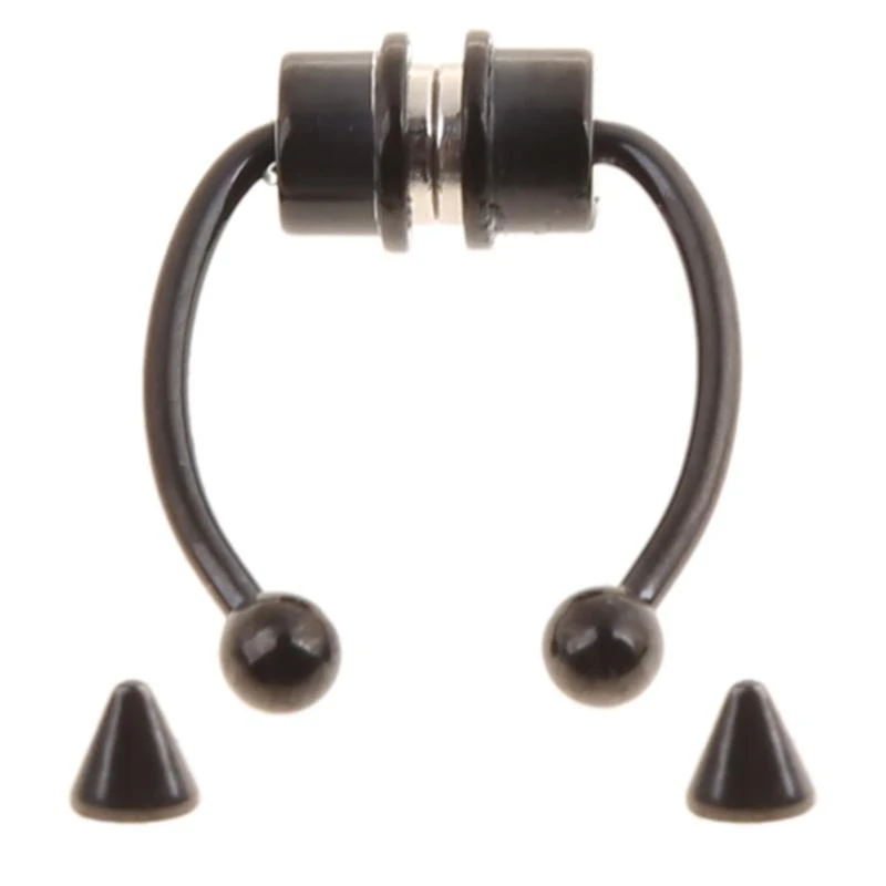 HARESHOE NEZ RING HOOP MAGNETINE SEPTUM RONNE BONNE NON PERCING