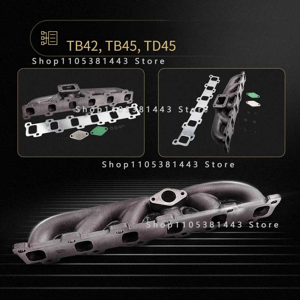 For Nissan Safari Patrol 4.2L TD42 TB42 TB45 TD45 Free Gasket for  TD42 GQ GU Y60 Turbo Manifold Top Mount