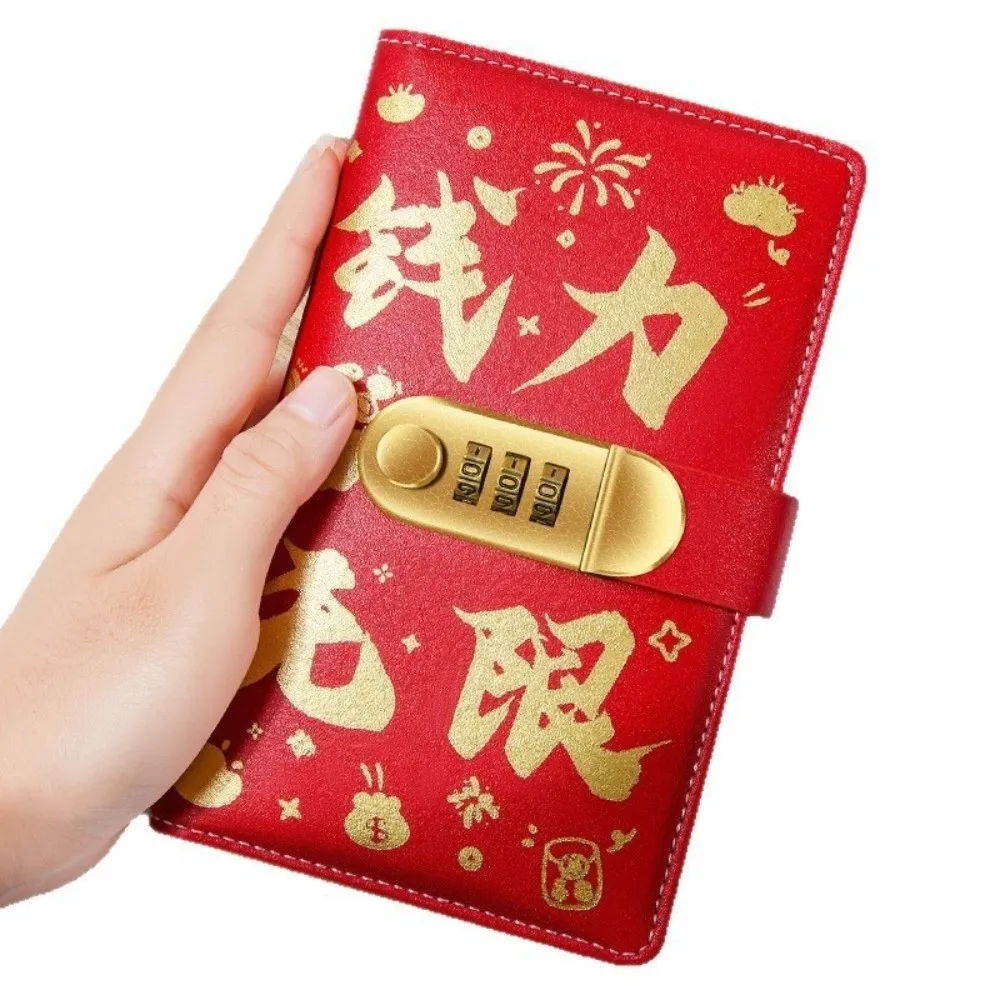 

Книга для сбора денег с кодовым замком, 100 конвертов, для челленджа по накоплению, многоразовая, портативная