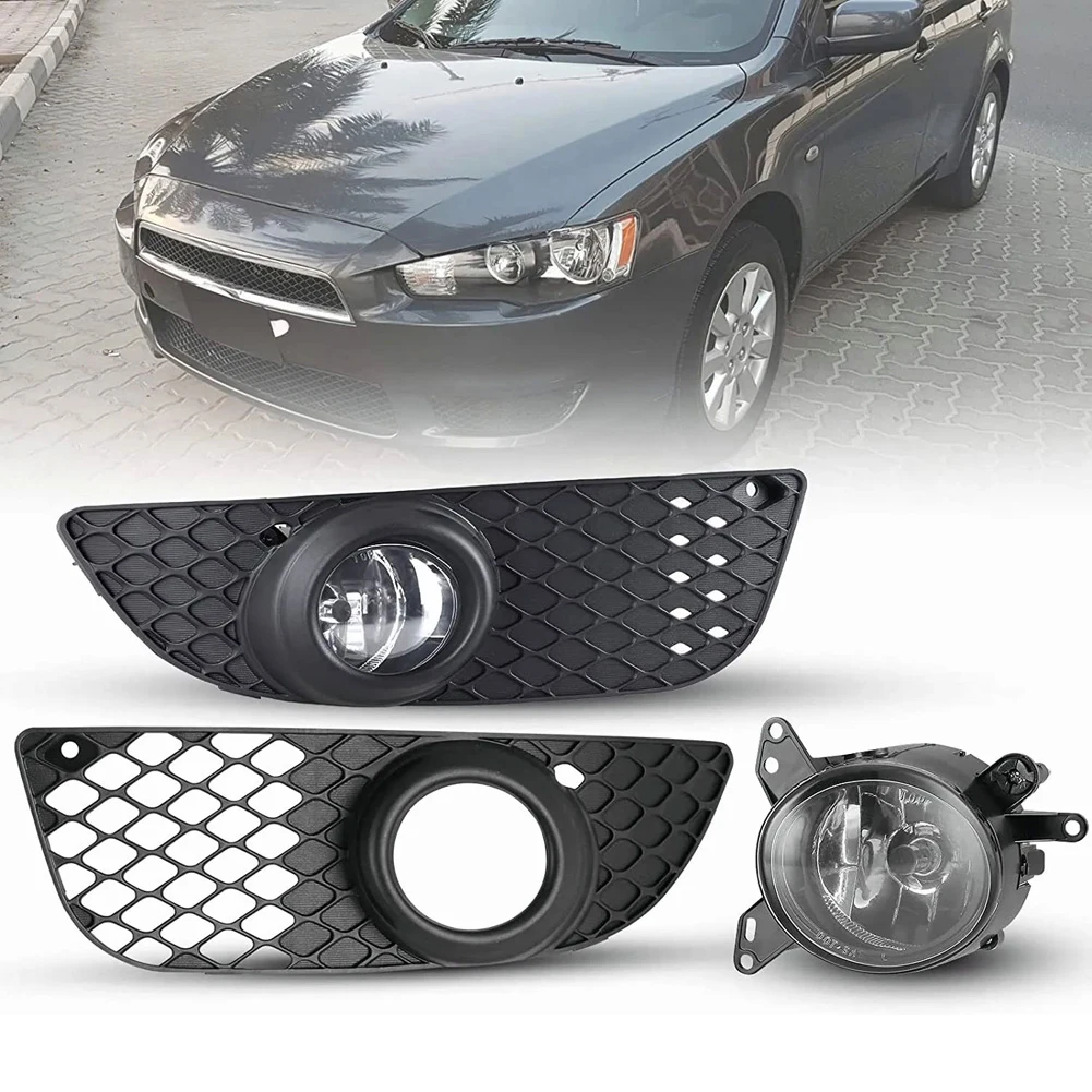 

Car Front Bumper Fog Light Daytime Running Drive Lamp Cover Frame Lid For LANCER (CY0) SEDAN 2007-2017 Automotive Accessories