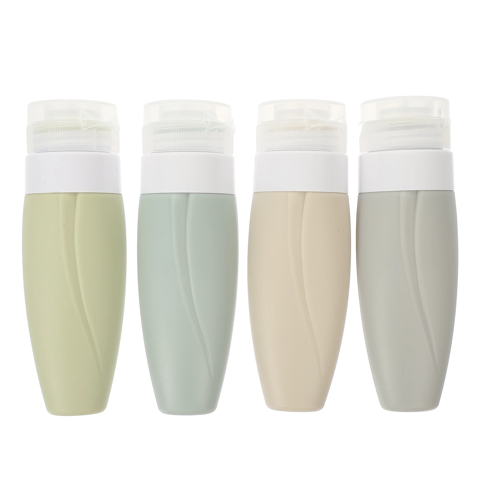

Silicone Bottle Set Travel Toiletries Containers Leak Proof Shampoo Bottles Plastic Liquids Lotion Small Size Gym Picnic School