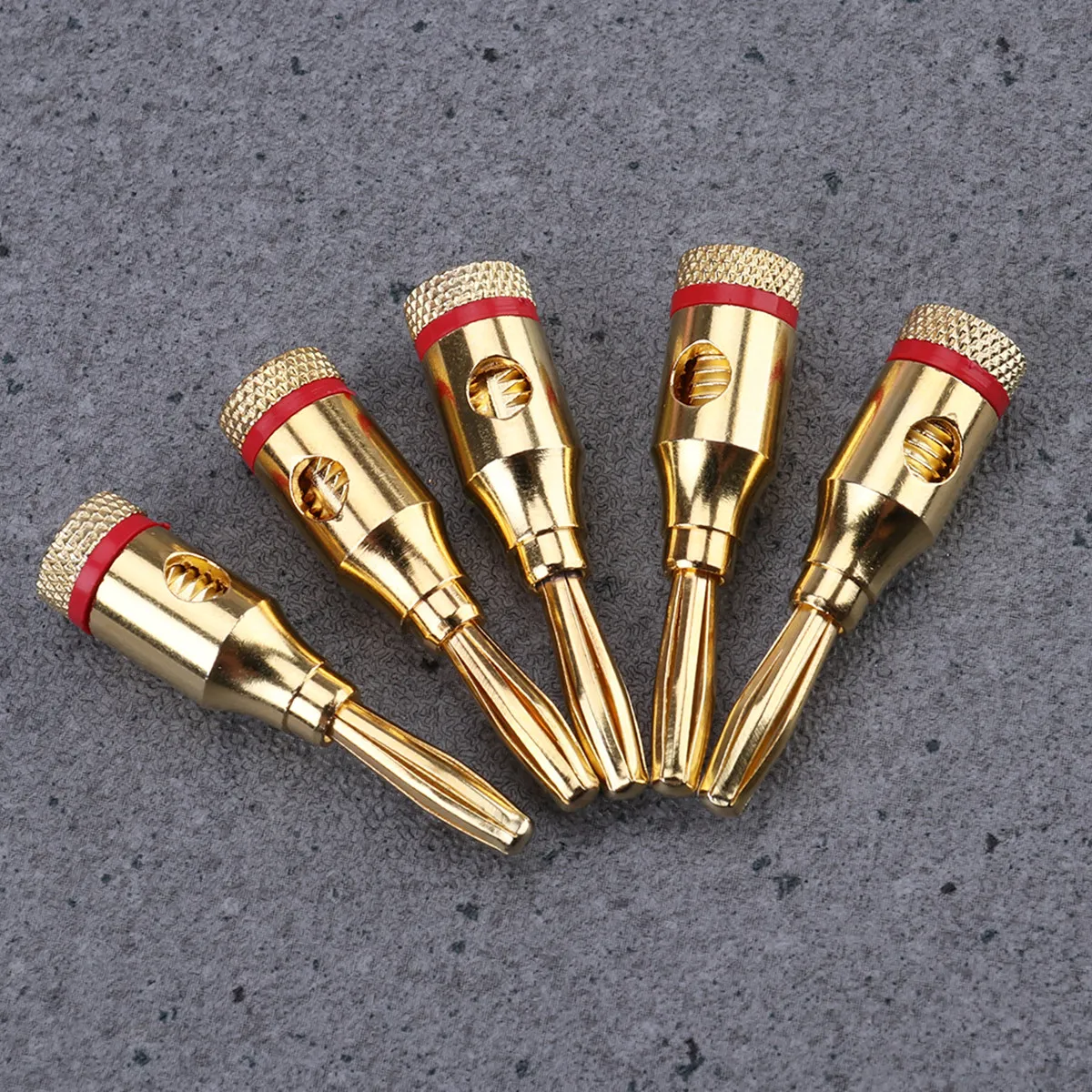5Pairs 4Mm 24K Gold…