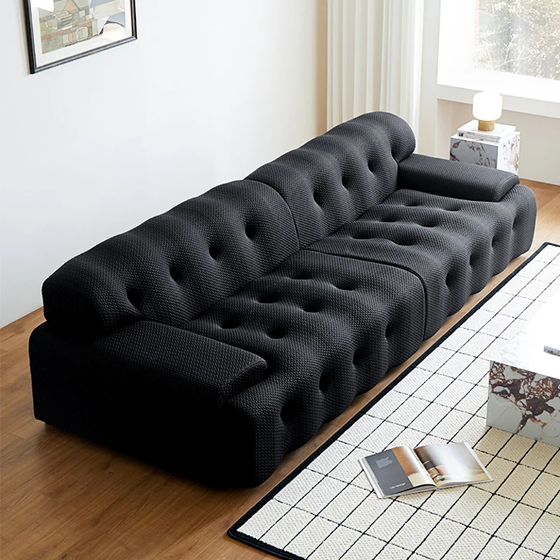 

Modern Living Room Sofa Filler Minimalistic Fabric Nordic Sectional Couch Puffs Lazy Pliable Divani Da Soggiorno Furniture