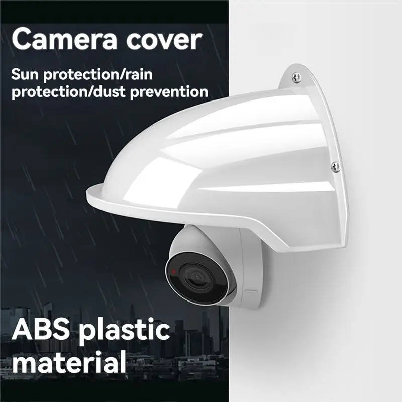 Camera Rain Cover Shade For Dome Cameras Weather-Resistant Roof With Ample Inner Space B