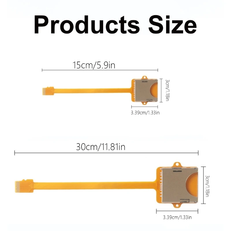 Extensão cartão memória macho para fêmea, adaptador extensão macio