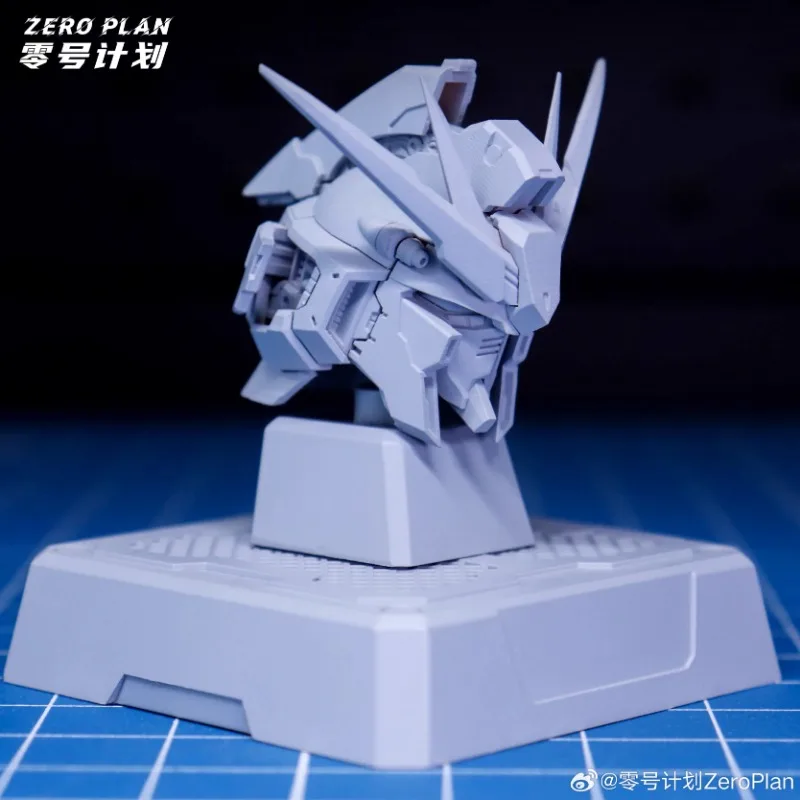 Anime Cabeça Escultura para Modificação, Figuras de Montagem Presente, Pré Spray Substituir, Modelo MG 1/100, Adequado para V Hi-V SkyDefender, Plano Zero