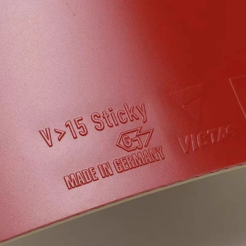 VICTAS V15 Sticky Table Tennis Rubber Sheet With 2.0mm/MAX Sponge Offensive Ping Pong Rubber Powerful Great Stability & Spin