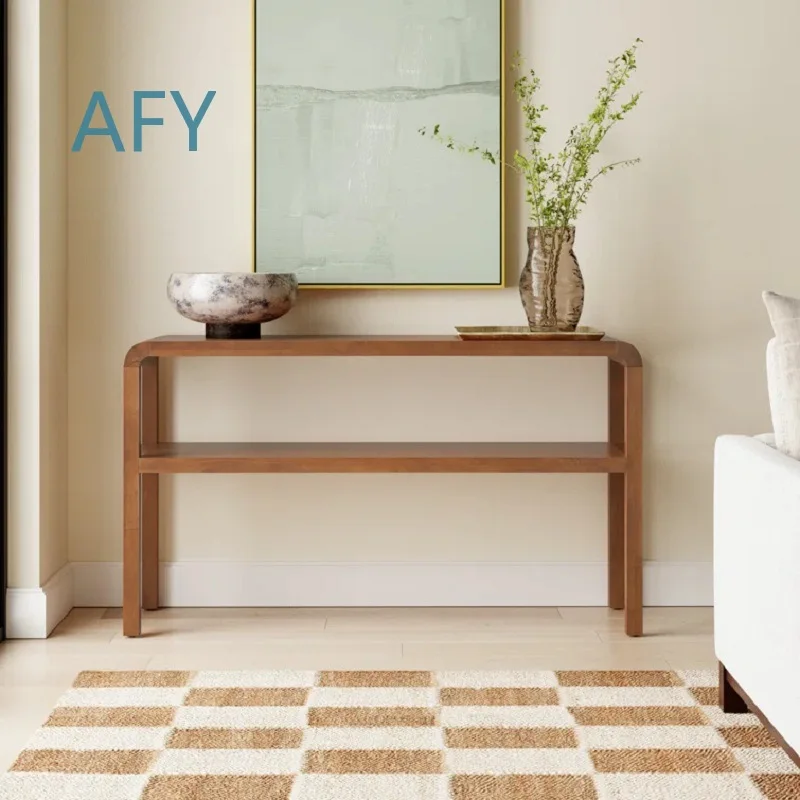 Modern Living Room Side Table for Sofa Bed Entryway Minimalist Panel Furniture Customizable Home Decor for Small Spaces and