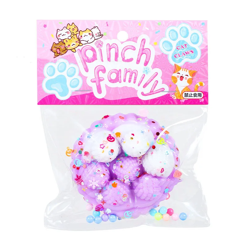 الفراولة كعكة التوت برج ضغط لعبة لطيف لزجة الضغط قرصة لعبة لتخفيف الضغط الجدة الاطفال الكبار هدية عيد ميلاد