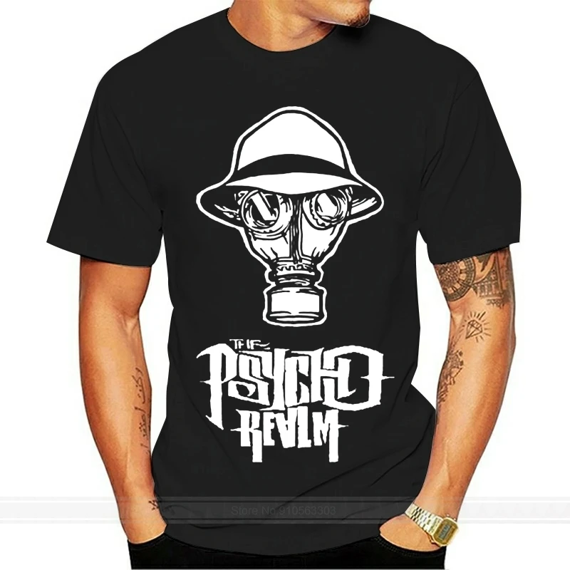 Men\'s The Psycho Realm T-shirt cotton tshirt men summer fashion t-shirt euro size