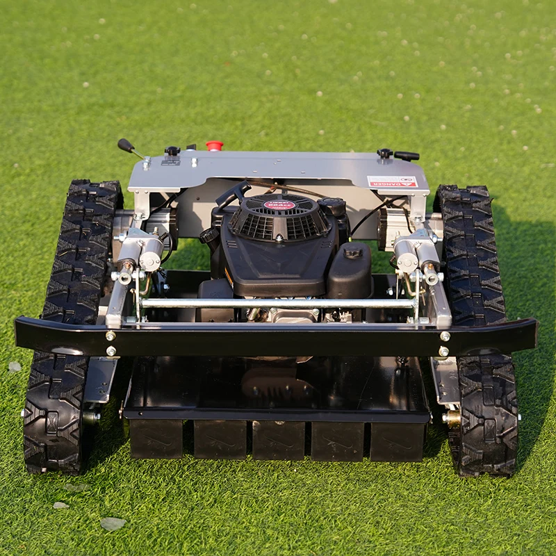 Customized All Terrain Remote Control Wheel Lawn Mower Snow Plow Robot Lawn Mower for Sale
