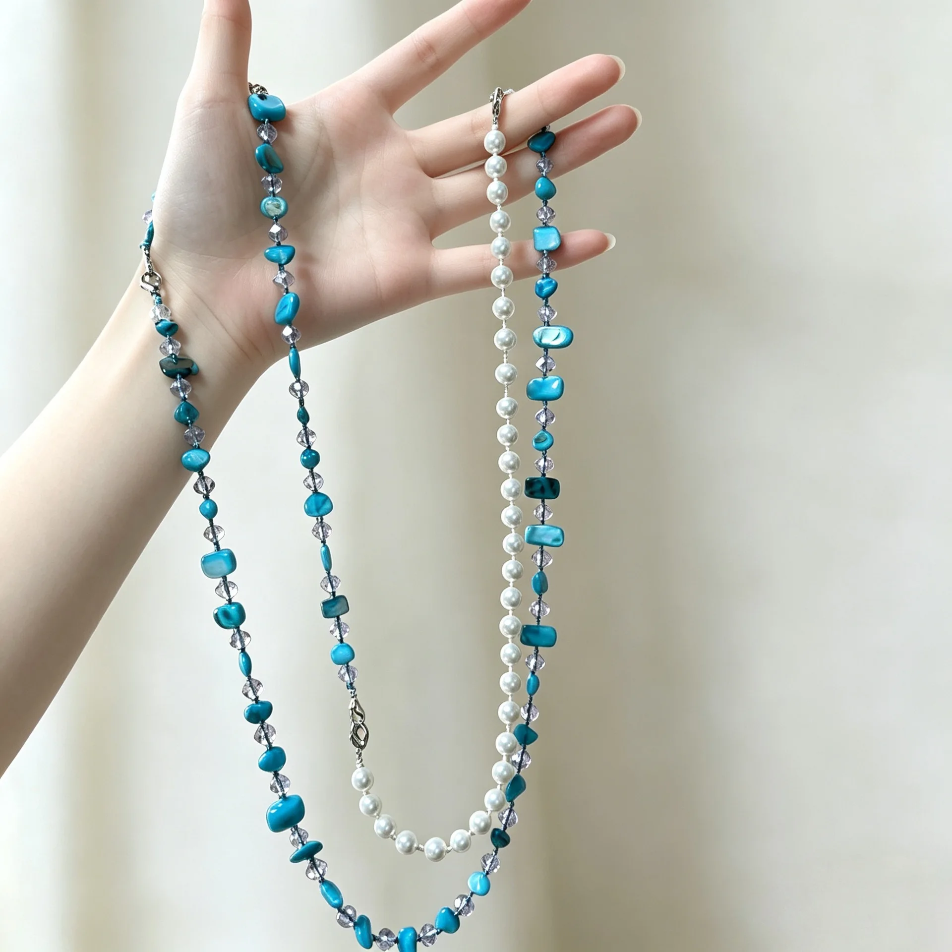 Multifunctional Convertible Clavicle Necklace Waist Chain Trendy Fashion Decor Accessory Women Charm Collar Chain Choker Gifts