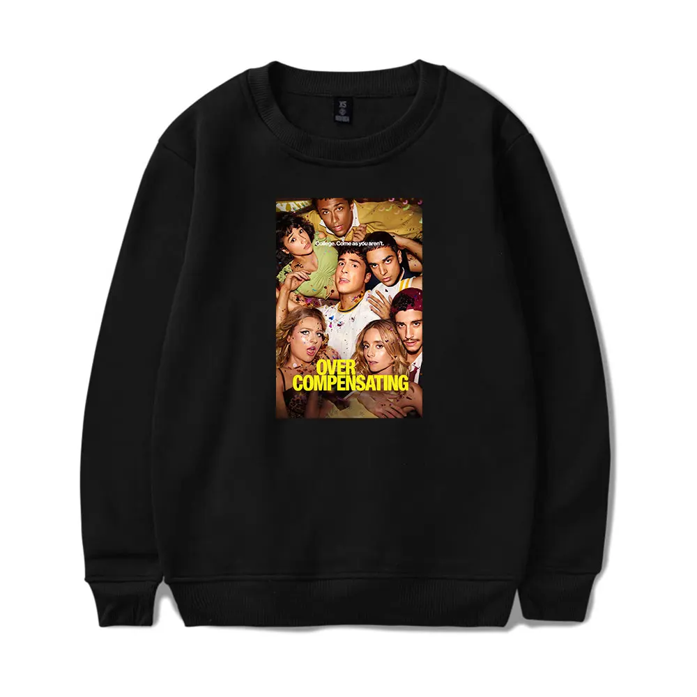 

Overcompensating Sweatshirts Long Sleeve Women Men Fashion Streetwear