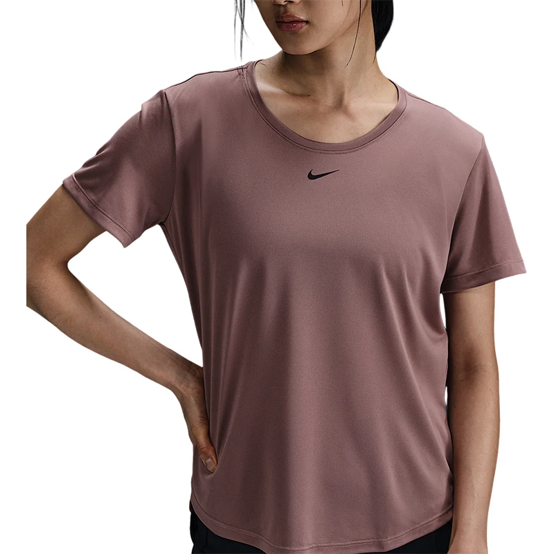 تي شيرت نايك أصلي صيفي فضفاض قصير للتدريب الرياضي يسمح بمرور الهواء DD0639-208
