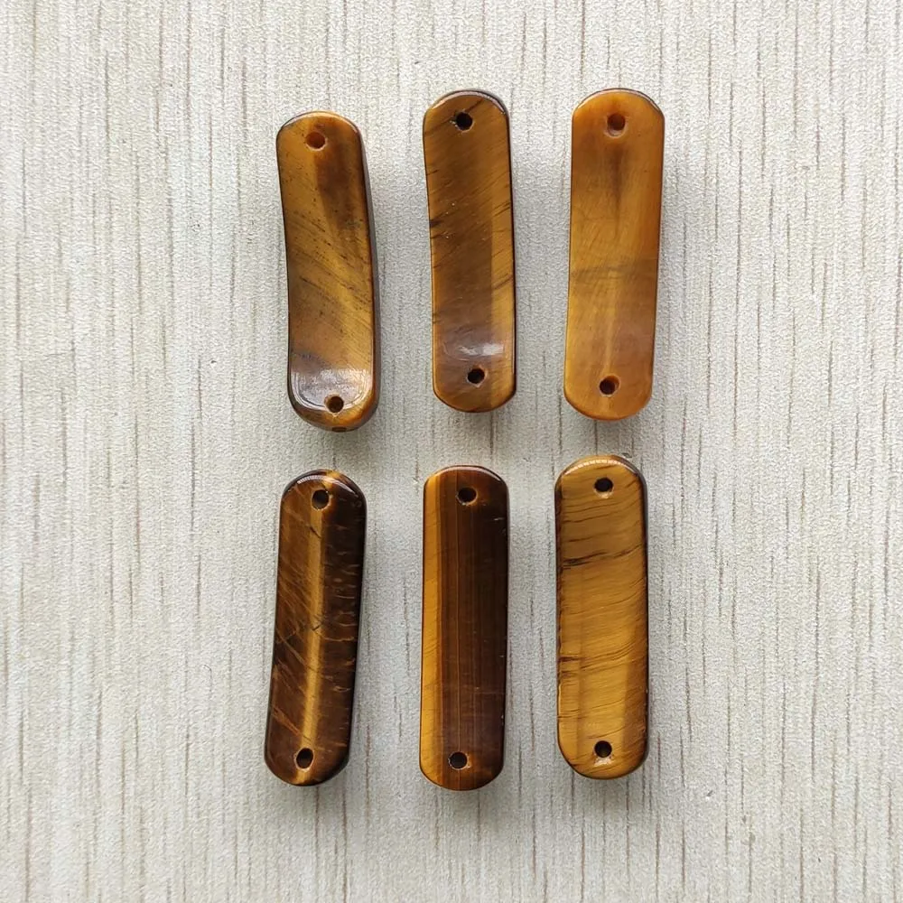 

Fashion natural tiger eye stone oval shape pendants for Bracelets jewelry accessories making wholesale 6pcs/lot free shipping