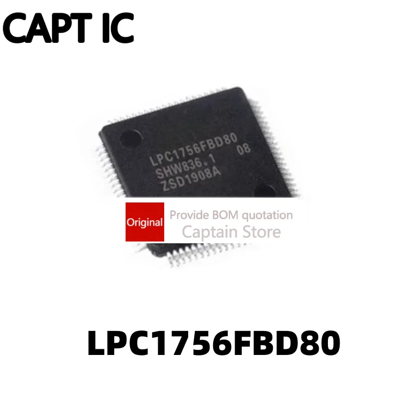 5PCS LPC1756FBD80 LQFP80 single chip microcomputer