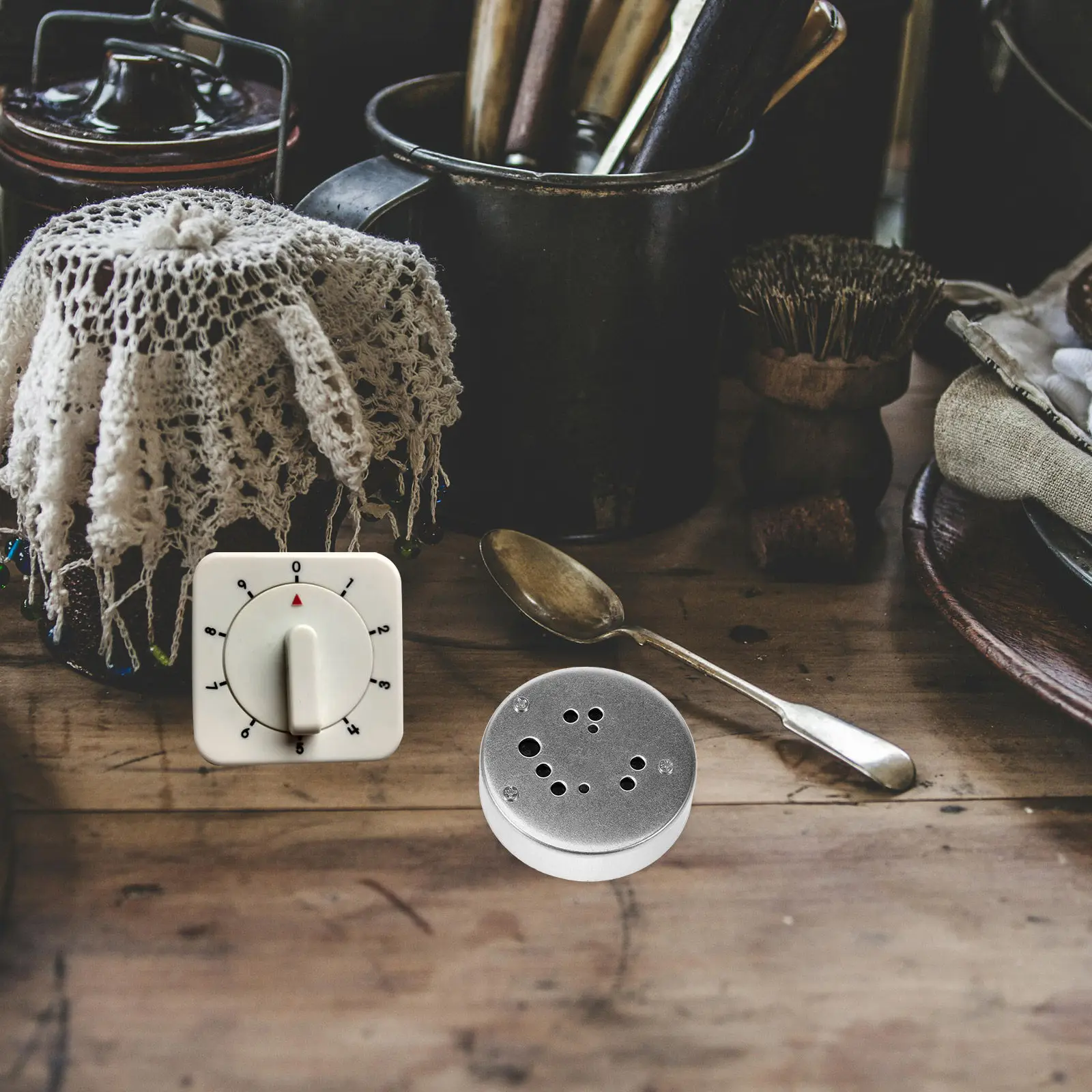 Steel Kitchen Timer Mechanical Movement 10-Minute Replacement Timer Mechanism for Cooking Baking Mechanical Movement