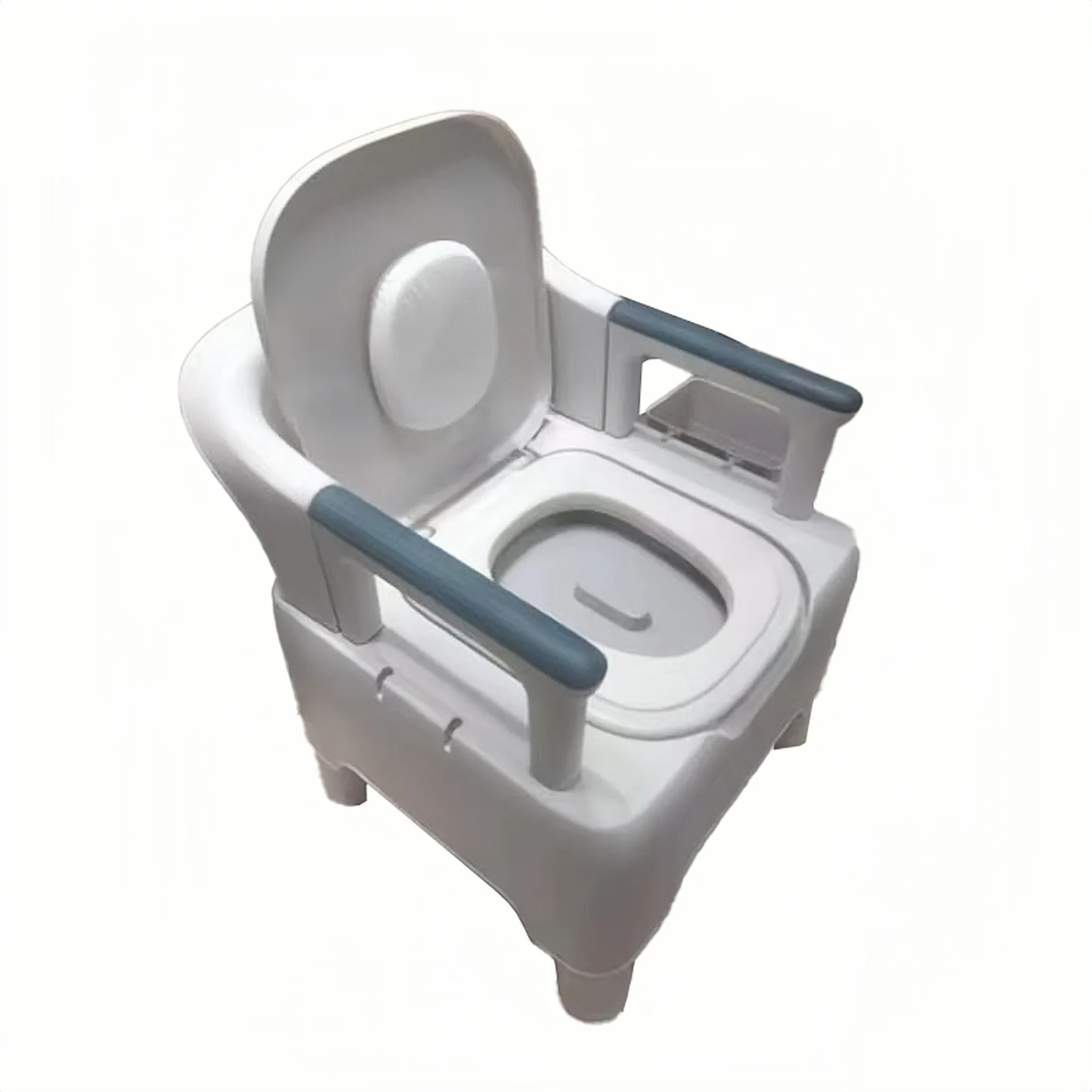 

Camping Portable Potty Squat Toilet Chair Patient Bath Bedside Commode Chair With Bedpan