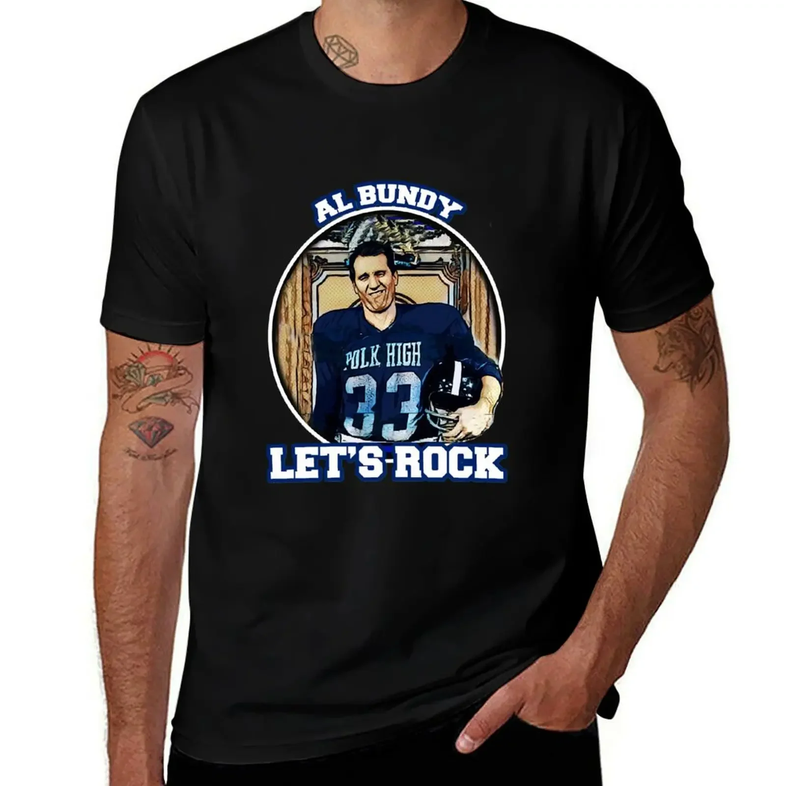 Gift Men Al Bundy Lets Rock Awesome For Movie Fan T-Shirt oversizeds sublime sweat T-shirt men