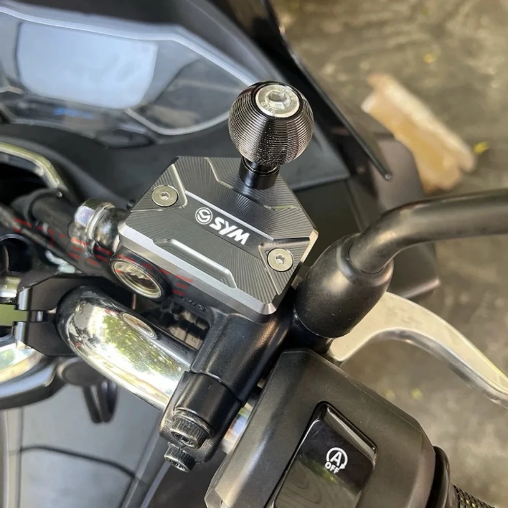 Oiler Pump Cover For Fit SYM ADXTG 400 Shock-Absorbing Phone Holder