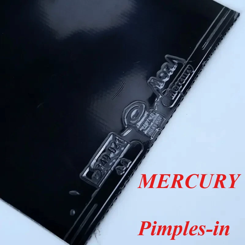 YINHE Table Tennis Rubber Pimples-in OX Black Red MERCURY Ping Pong Rubber No Sponge for Beginner Training ITTF Approved view 2