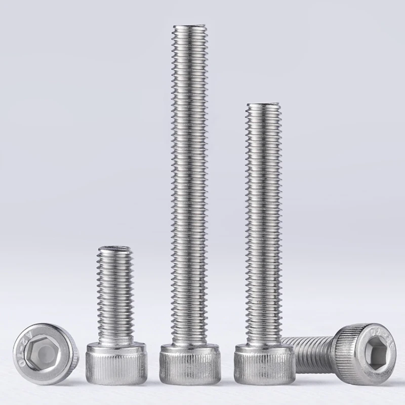 M3 M4 M5 M6 M8 M10 M12 304 Stainless Steel Reverse Thread Inner Hexagon Screw Anti-Wire Left-Handed  Bolt