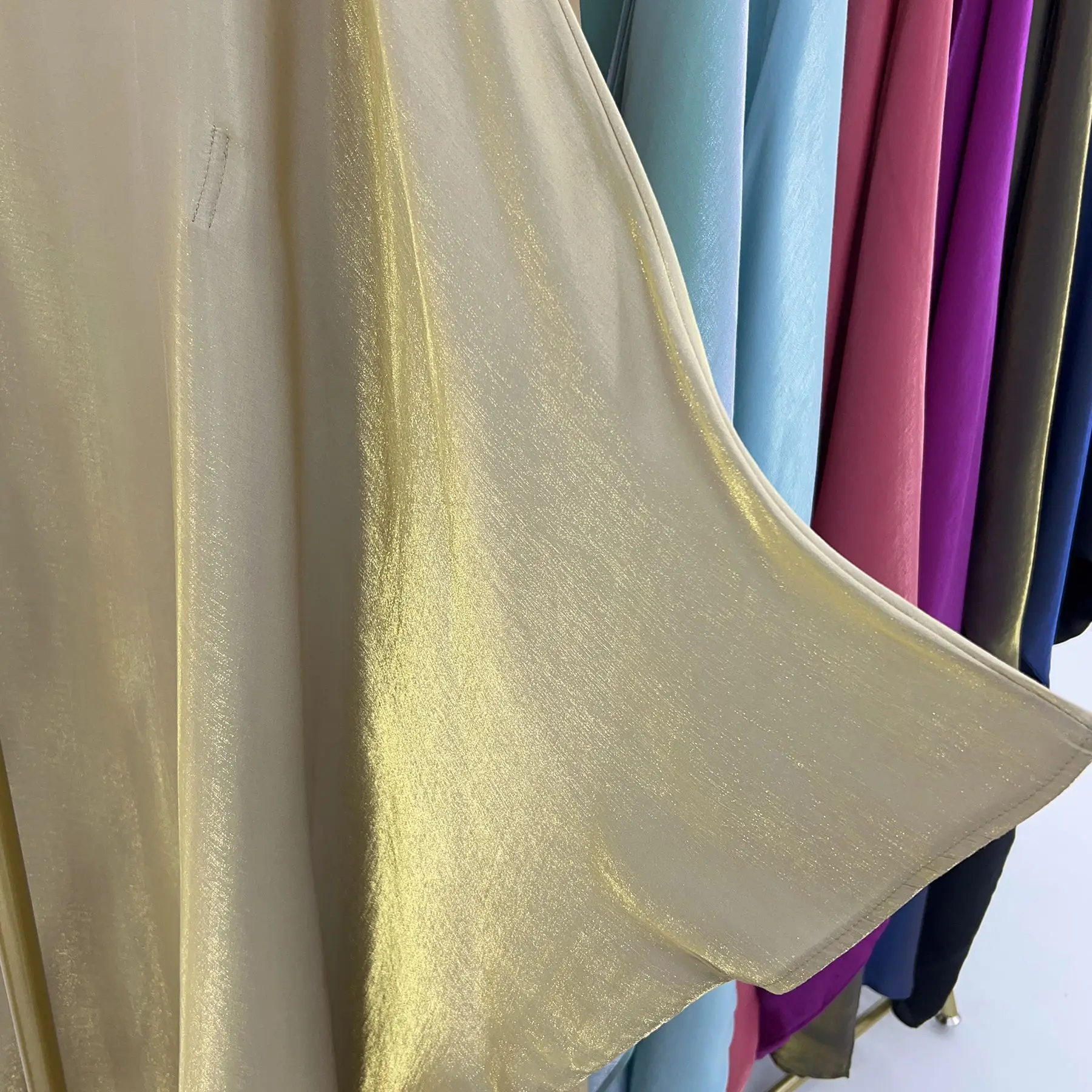 20 Colors Summer Batwing Sleeve Satin Butterfly Abaya Islam Muslim Maxi Dress Kebaya Women Kaftan Robe Musulmane Femme Vestidos