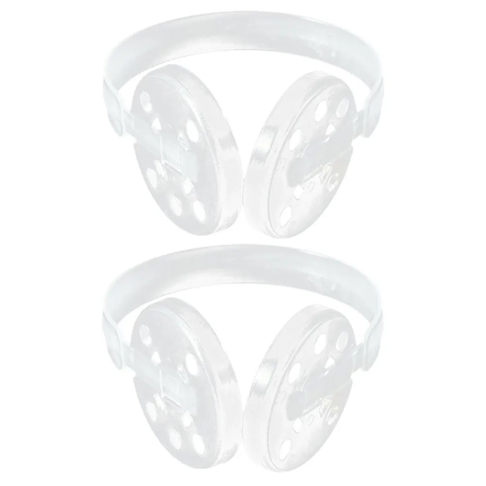 4 pcs Ear Cup Plastic Muffs Warm Earmuff Frame Holder Diy Rack Shelf for Making Winter