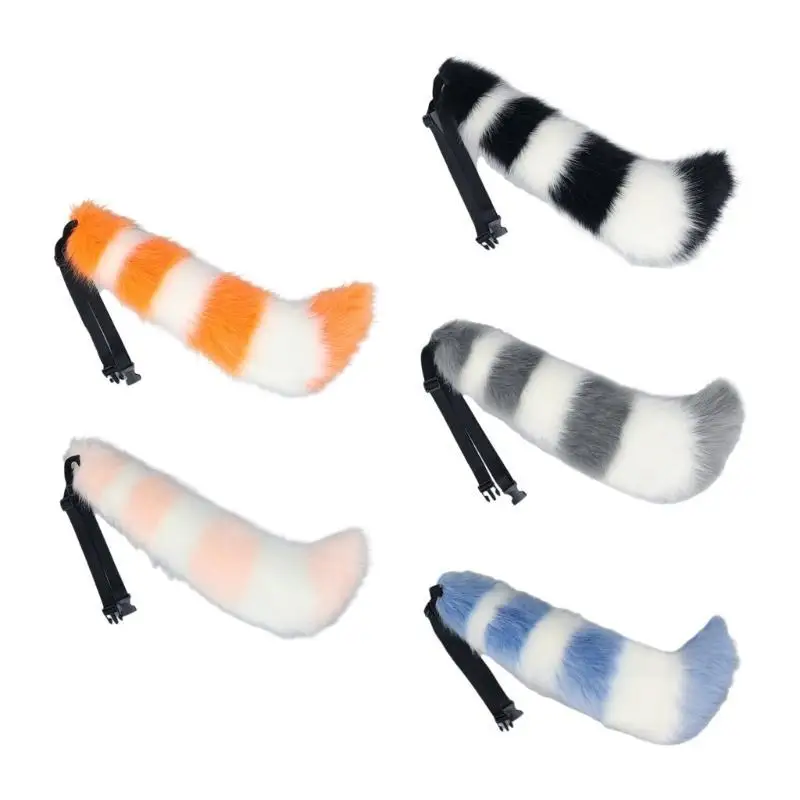 

R1WE Smooth Soft Tail Adjustable Halloween Fancy-Party Costumes Accessories