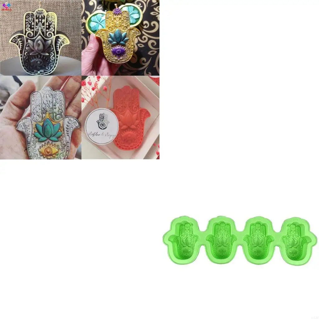 

Silicone Mold Lotus in The for Palm Soap Mold for DIY Soap Making Resin C