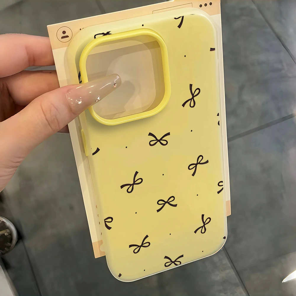 Cute Bow Polka Dot INS Phone Case for Xiaomi Redmi Note 14 13 12 11 10 Pro Plus 4G 5G Redmi 15C 14C 13C Silicone Soft TPU Cover view 6