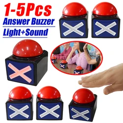 5-1Pcs Educational Answer Buzzer Interactive Game Answer Buzzers for Kids' Engaging Learning Family Game Quiz Show Alarm Buzzer