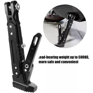 Motorcycle adjustable foot side support, kickstand parking for electric motorcycle, 1pc 8 Main Sales Motorcycle Tale - №1