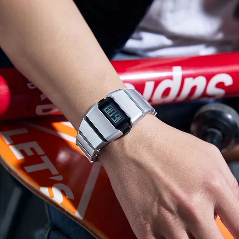New Barrel Square Digital Watch Fashion Luxury Electronic Wristwatch Cool Casual Student Watch Waterproof Men Women