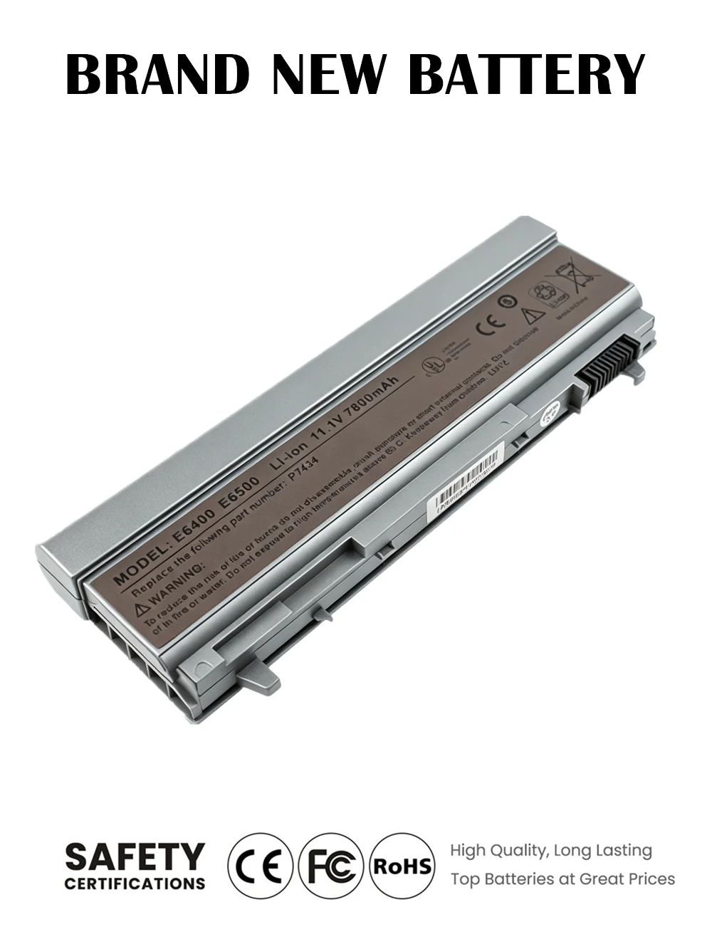 Laptop Battery For DELL Latitude E6400 E6410 E6500 E6510 4P887 C719R DFNCH FU571 KY265 KY477 NM631 PT434