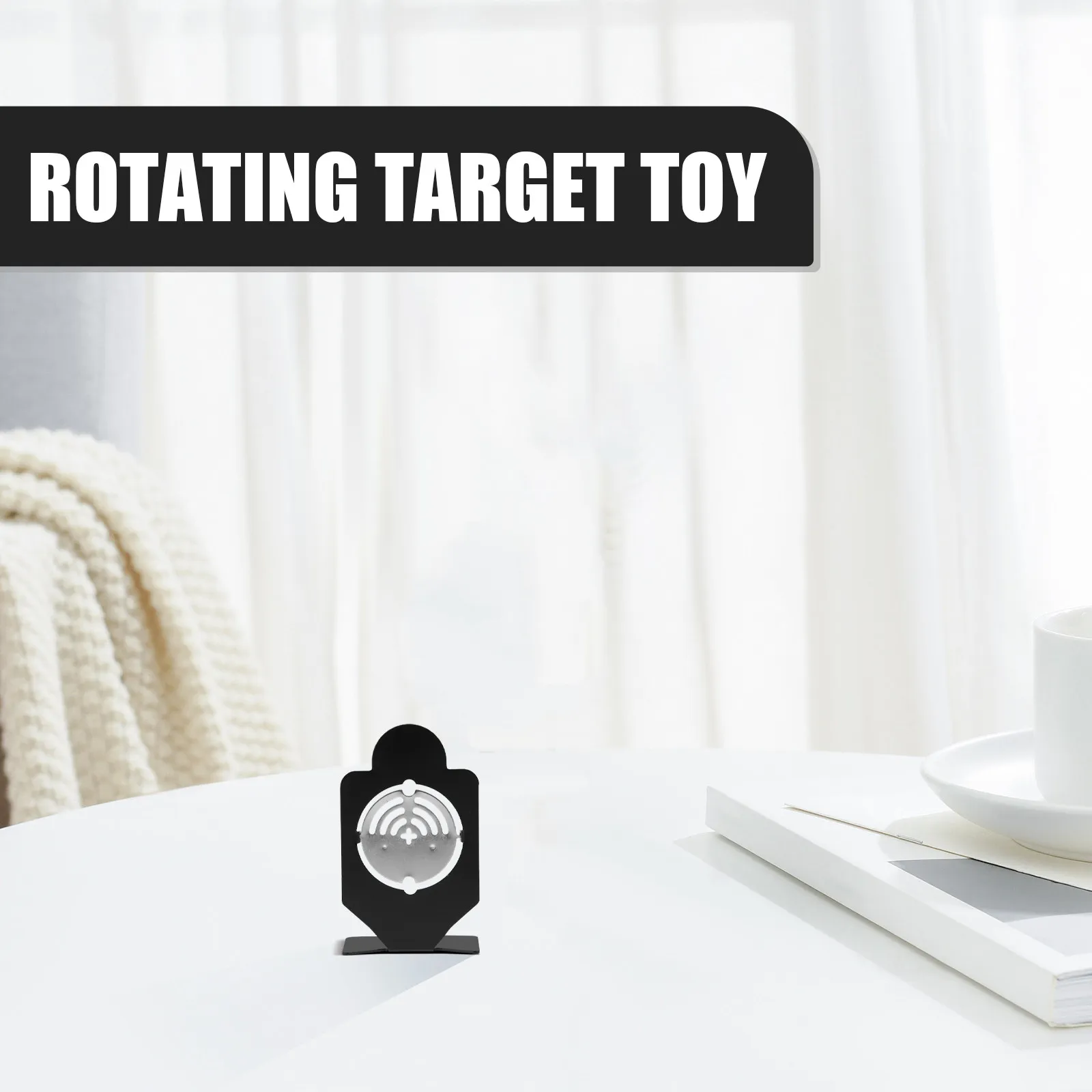 

3Pcs Stainless Steel Rotating Target Board for Kids Rotatable Precision Practice Outdoor Shooting Training Game Exercise Set