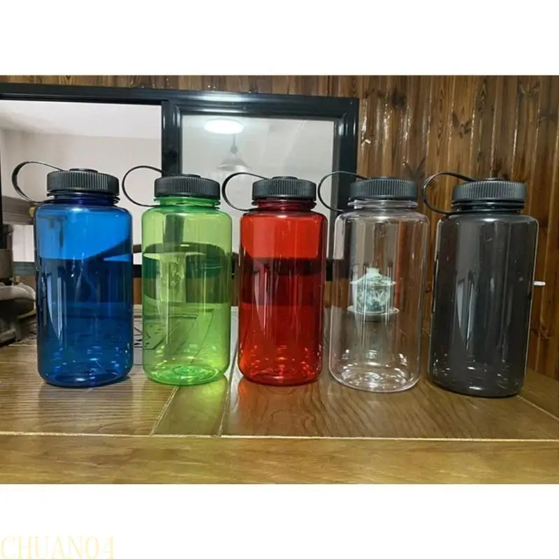 

A1A2 Wide Mouths Clear Plastic Water Bottles LeakProof Sports Water Bottles 750ml Large Capacity Water Cup for Gym School