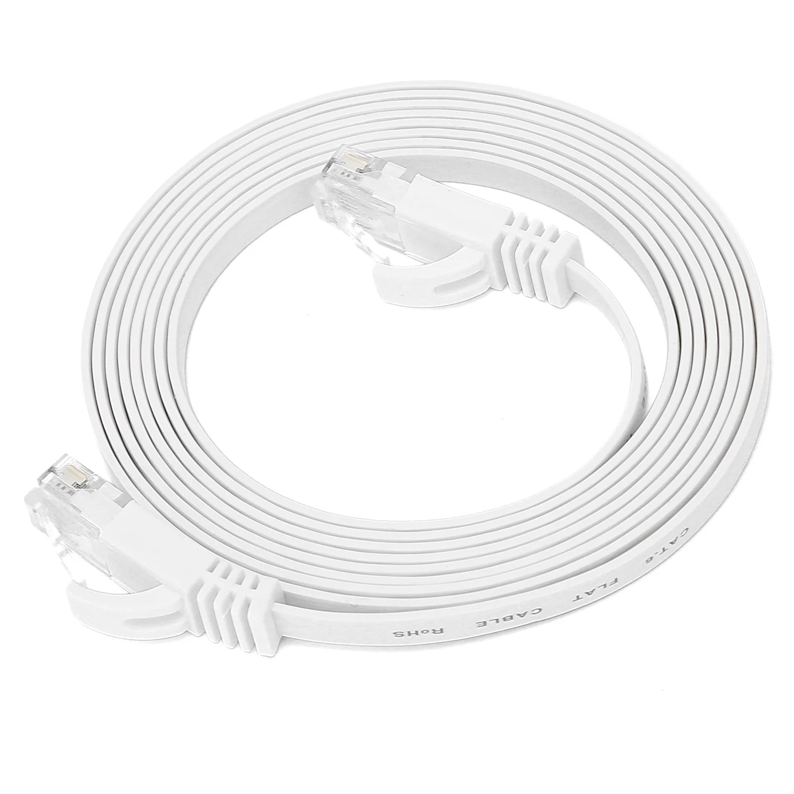 Ethernet Cable CAT6 Gigabit 8‑Core Twisted Pair Network Jumper Flat Copper Wire Supplies2 Meter