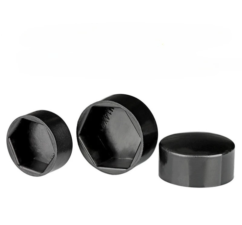 M4 M5 M6 M8 M10 M12 tuerca de perno de rueda de coche cubierta de tapa de protección de cúpula hexagonal expuesto tornillo de tuerca de neumático de coche de plástico decoración Exterior