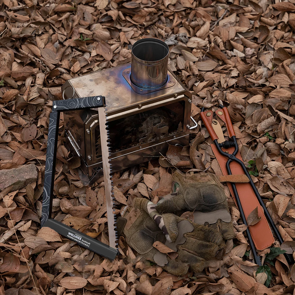 

Складная пила с сумкой для хранения, портативная садовая ручная пила для дерева, складная острая пила из алюминиевого сплава, инструменты для кемпинга, походов и выживания