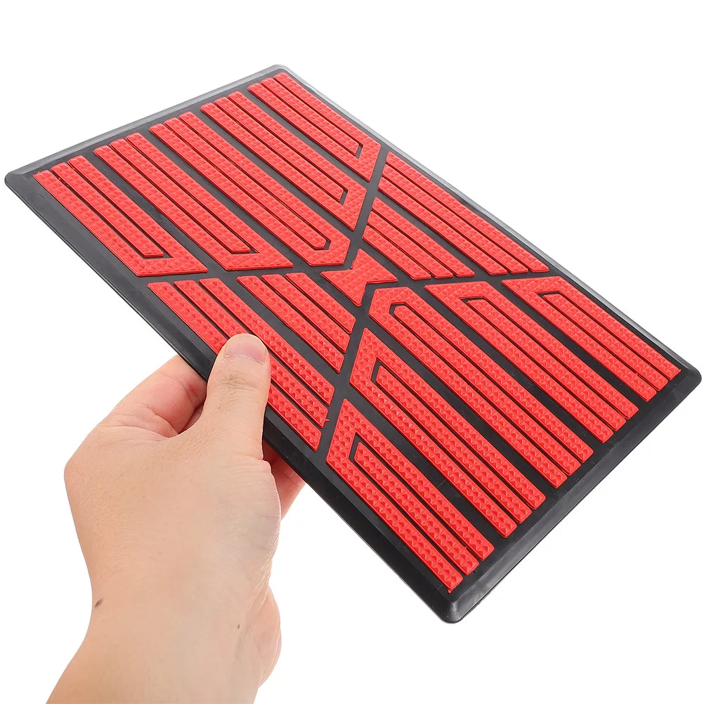 2Pcs Car Pedal Mat Pad Replacement Non-Slip Texture Easy Stick Installation Floor Mat Patch Kit for Auto Carpet Maintenance