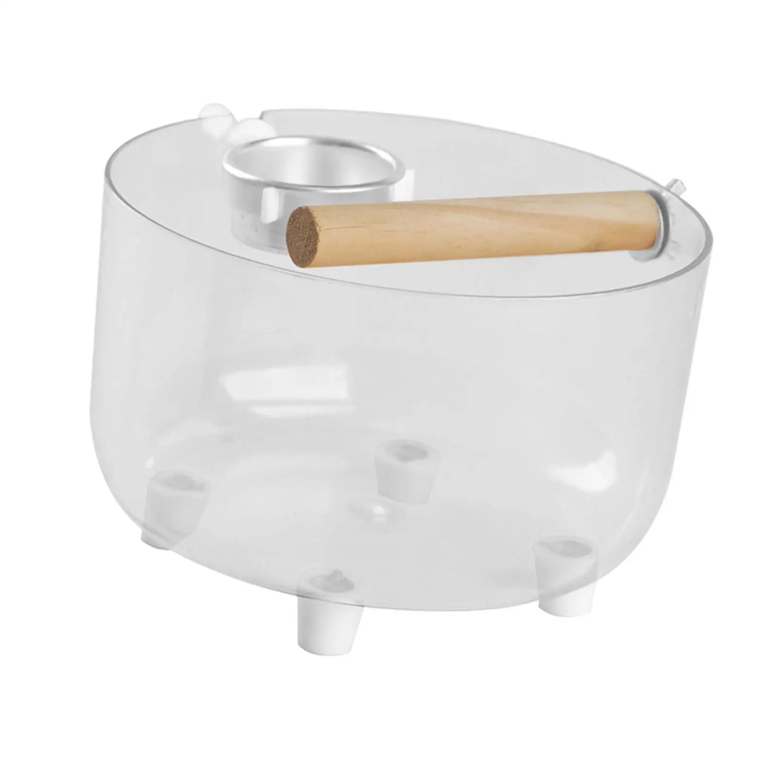 Soporte de inodoro para pájaros, decoración versátil y elegante, práctico soporte resistente, herramienta de entrenamiento para periquitos de patio, periquito de cubierta al aire libre