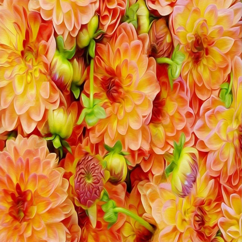 MU8171 Mural Wall Paper Retro Oil Painting 3D Stereoscopic Embossed Flowers Living Room Bedroom TV Background Decor Papier Peint
