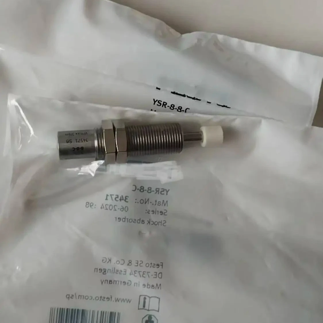 

Original YSRW/YSR-5-7-5-8-8-10-10-12-12-16-20-25-40-32-60-C for festo Hydraulic buffer YSR-5-5-C/YSR-C-7/8-8/10-10/16-20/25-40C