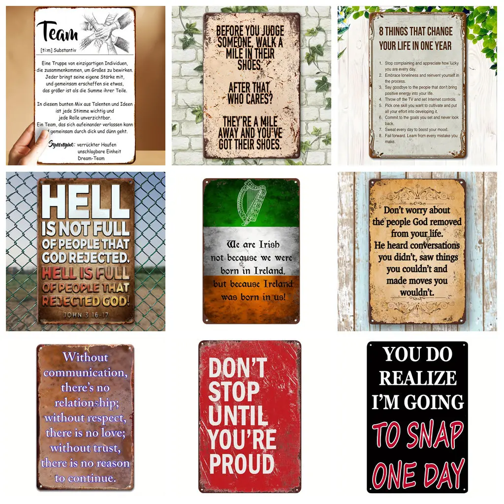 

Винтажный металлический декор 12х8 в богене, гараж, крыльцо, бар, женская пещера и домашнее настенное искусство