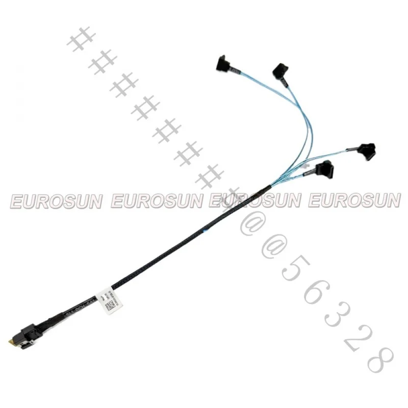 SA+For Dell T150 New 4*3.5 SATA Hard Drive Backplane Cable NKDX6 0NKDX6 Server HDD SATA Cable